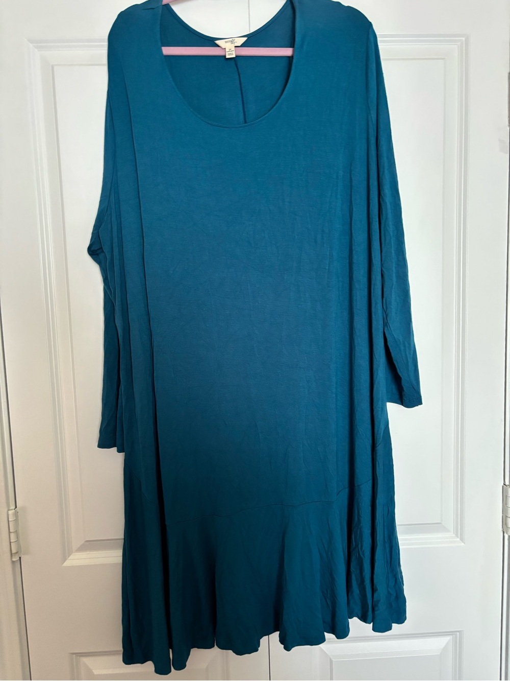 Terra & Sky Teal Swing Tunic Dress